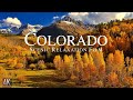 Colorado 4k relaxation film  rocky mountains panorama  colorado nature with ambient music