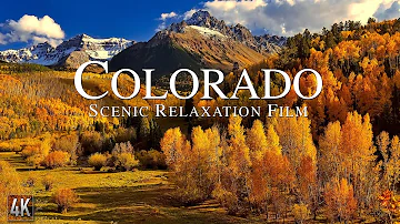 Colorado 4K Relaxation Film | Rocky Mountains Panorama | Colorado Nature with Ambient Music