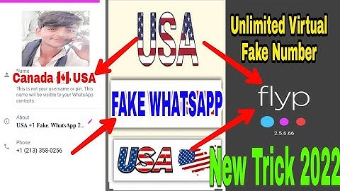fake WhatsApp account kaise banaye/Virtual SIM se fake number kaise banaye/Fake number for WhatsApp
