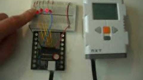 Expanding the NXT with the PCF8574A