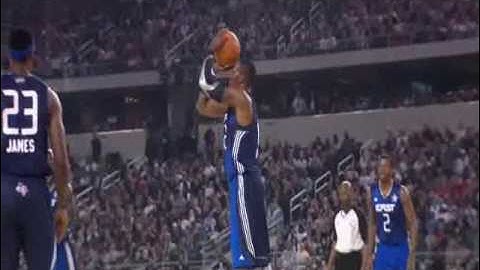 Dwight Howard Hits a 3 Pointer - NBA All Star Game 2010