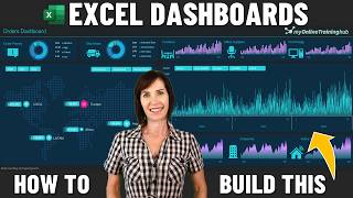 Dark Themed Excel Dashboards