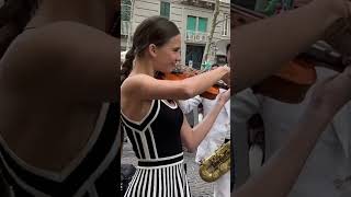 15 y.o. Karolina Protsenko & Danile Vitale Sax | Stand By Me - Violin & Sax Cover