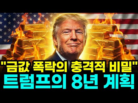금값 14.5% 폭락시킨 트럼프의 8년 체스 게임 풀스토리