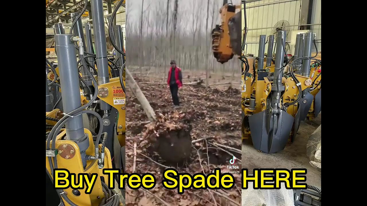 China Digging Tree remove tree machine by China Tree Spade 