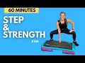 60 Minute Step Aerobics and Strength Workout