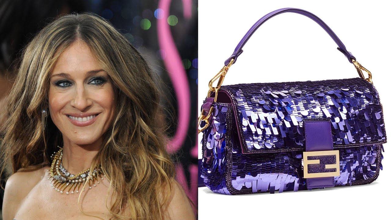 Fendi baguette purple sequin. Carrie bag.#BaguetteFriendsForever 