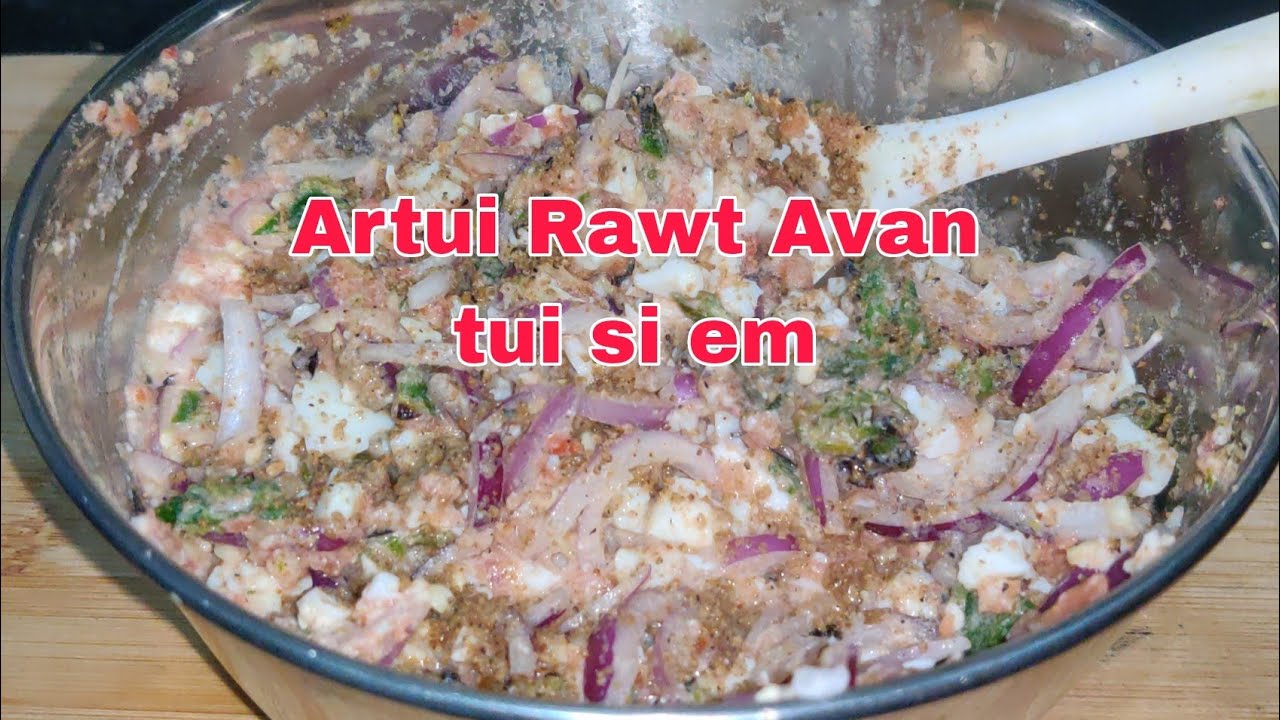 Egg chutney,Artui rawt A van tui si em!!