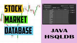 How to Create Stock Market Database? Java, HSQLDB.