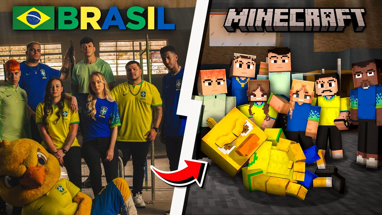 CONVOCAÇÃO para COPA do MUNDO no MINECRAFT?! #NossaSeleça #MeConvoca