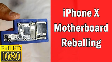 iPhone X Motherboard reballing Process | Step By Step | Noor Telecom