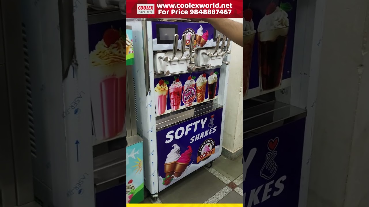 Softy Ice Cream Machines for Softy Business | Touch & Manual | Tabletop | 2-Bowl & 4-Bowl Models |🍦