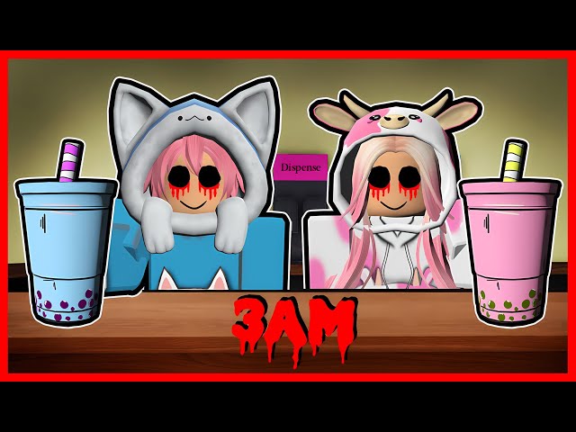 ATUN & MOMON KERJA DI TOKO BOBA DI JAM 3 MALAM DAN INI YANG TERJADI !! Feat @sapipurba Roblox class=