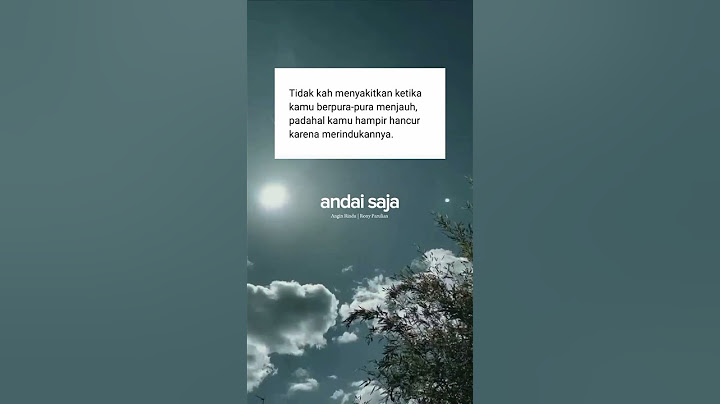 ANGIN RINDU | Rony Parulian