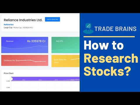 Trade Brains Portal – How to use for Stock Research?