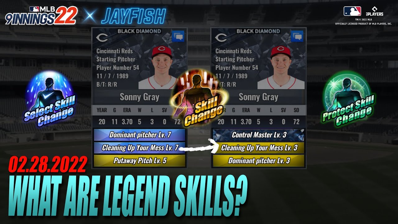 MLB 9 Innings Legend Skills & Premium Skill Change Live Stream