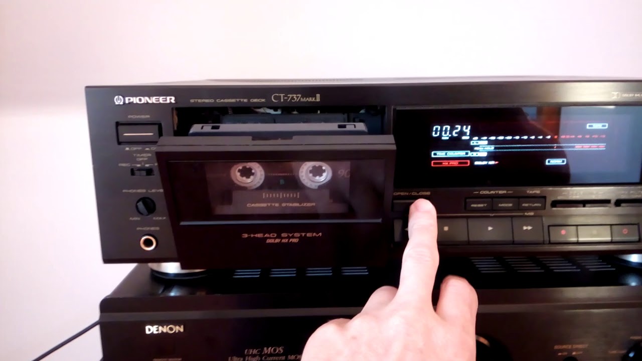 PIONEER CT-737 Mark II - YouTube