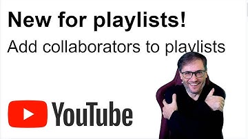 ★ New for playlists! - Add collaborators to your playlists