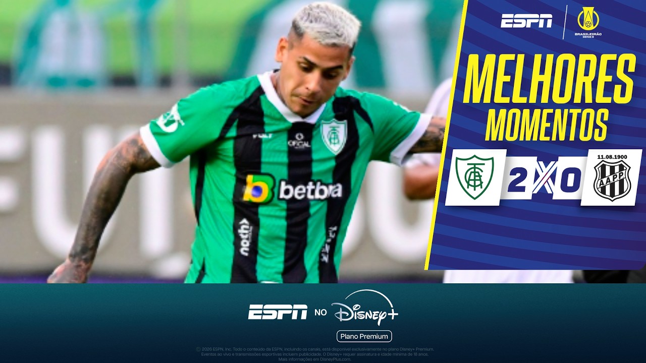 AMÉRICA-MG BATE PONTE PRETA E DÁ FIM A JEJUM NA SÉRIE B | MELHORES MOMENTOS