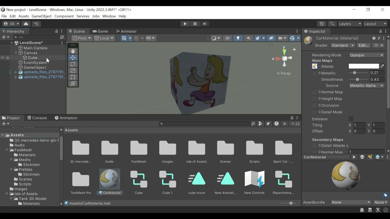 Getting Started with Unity | Chapter - 9 | Importing Assets into Unity 3D Models, Textures, Sprites
