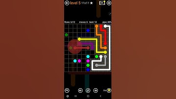 How To Solve Flow Free Jumbo Pack Level 5 11x11 Hard Board Walk Through Solution Walkthrough