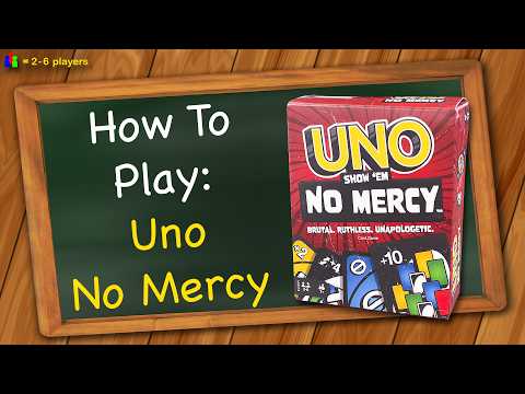  UNO Show 'em No Mercy Card Game for Kids, Adults & Family  Night, Parties and Travel : Everything Else