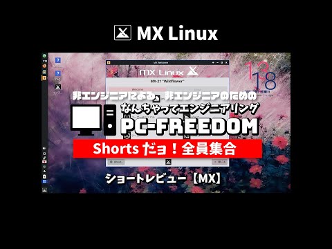 #Shorts Review 毎日 Linux【MX】安定性と機能性がとても高い注目度 No.1 のディストリビューション！