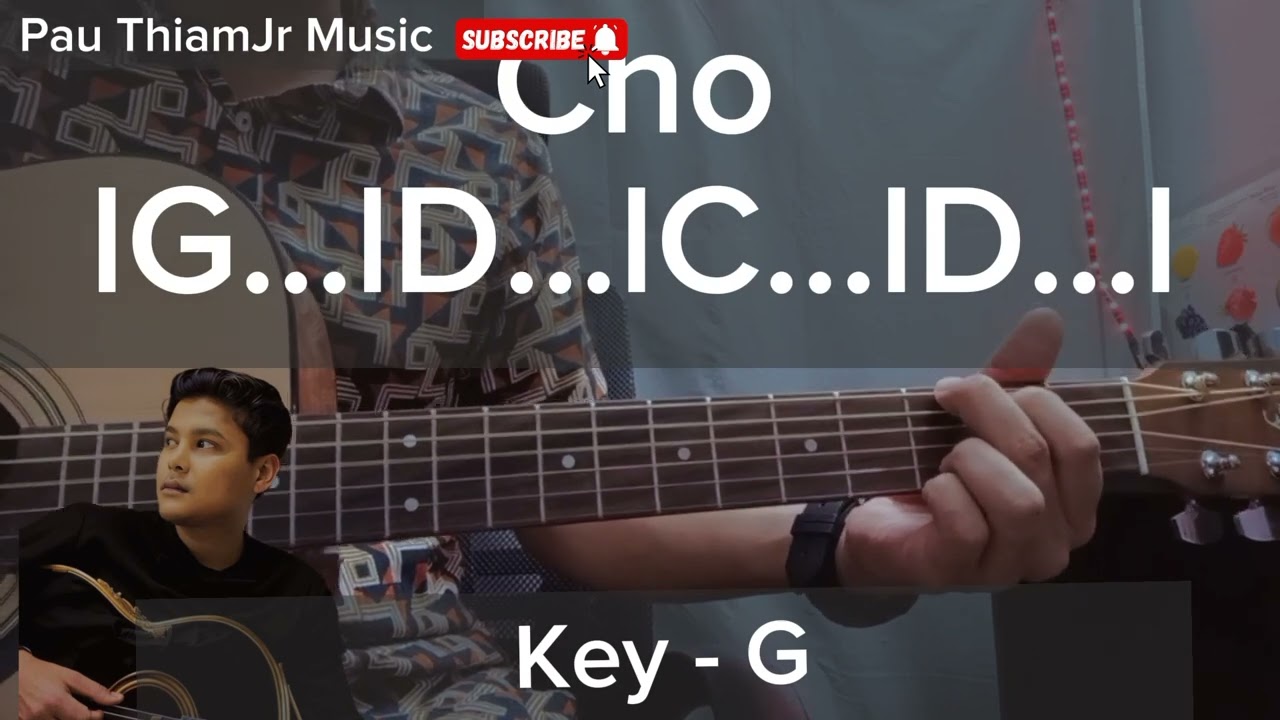 ကြွေကာပျက်စီး - ထက်မွန် (Guitar chord အလွယ်တီးနည်း)