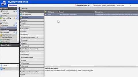 HVMS How-To Video: Using Report Favorites and Parameters
