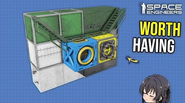 Ship Connector With Merge Block is Actually Very Useful, Space Engineers