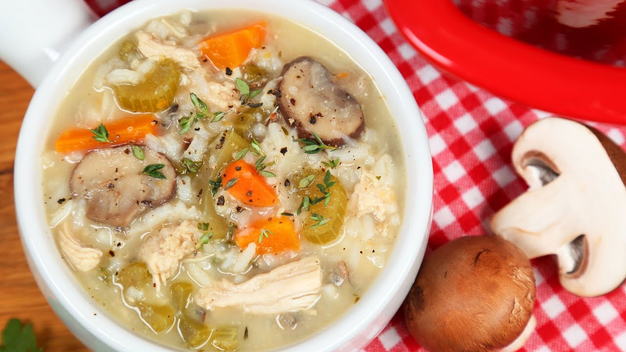 Turkey & Wild Rice Soup | #Homemade | The Domestic Geek