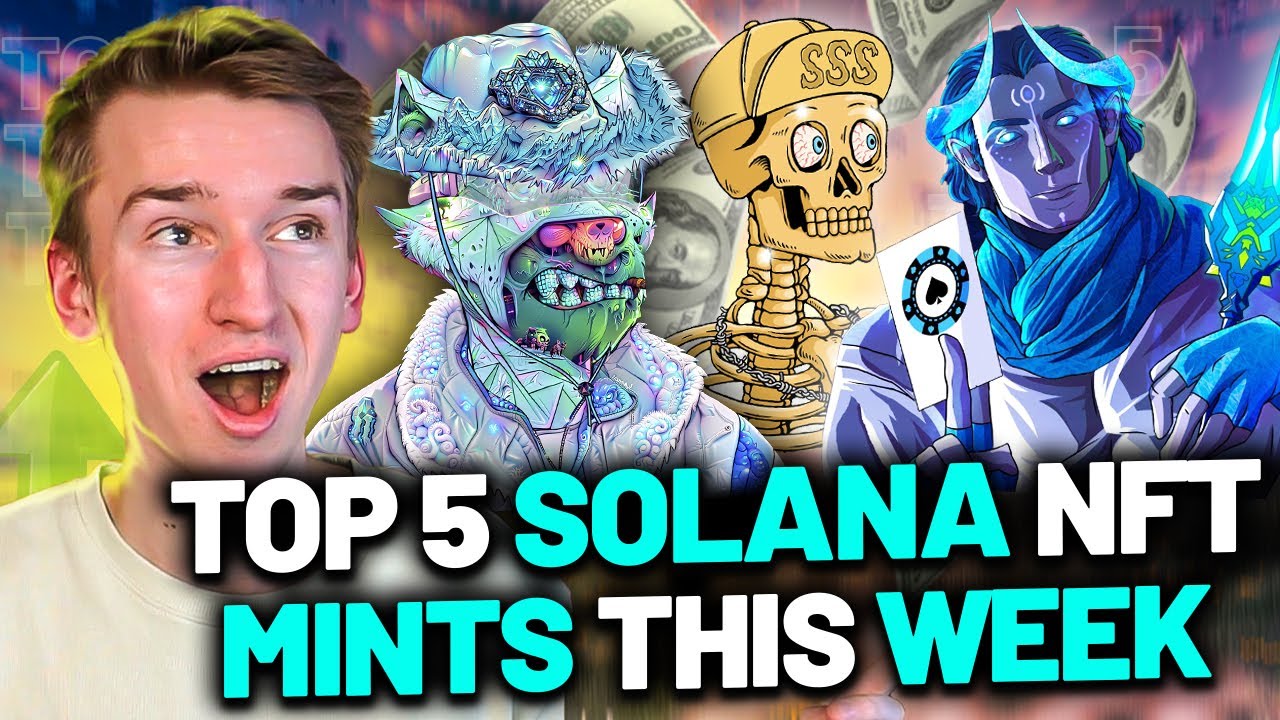 6 BEST NFTs TO MINT THIS WEEK🚀 │ Top 5 Solana NFT Mints This Week
