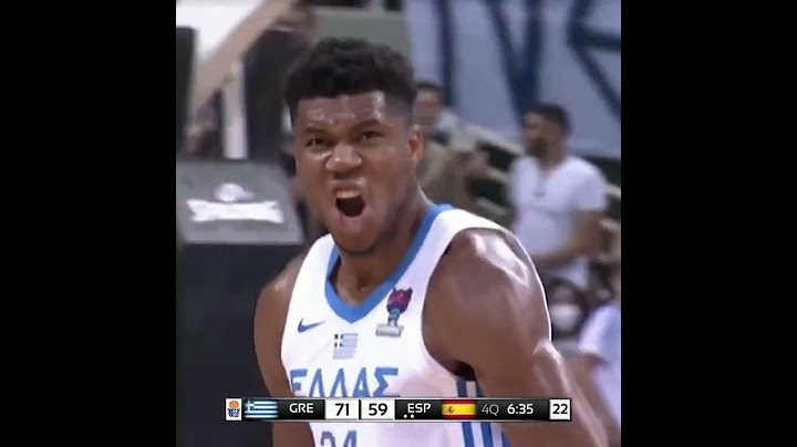 Giannis is dominating overseas 😤 31 PTS, 10 REB, 3 AST, 1 STL in ONLY 20 minutes ‼️ (via ERT World)​