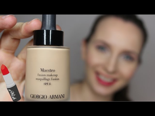 Giorgio Armani Maestro Foundation • Foundation Review & Swatches