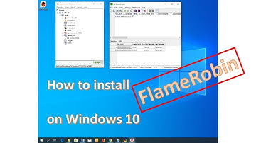 How to install flamerobin on windows 10
