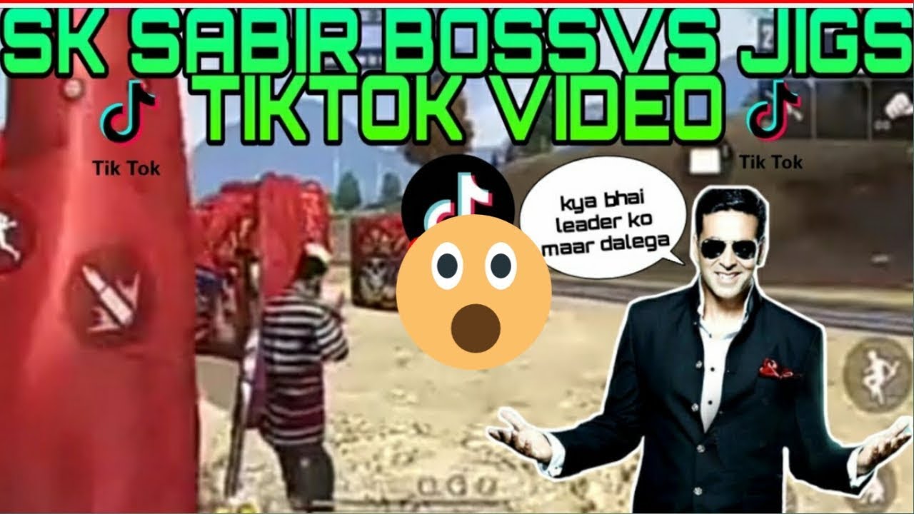 SK SABIR BOSS VS JIGS TIK TOK VIDEO // RISING GAMING//