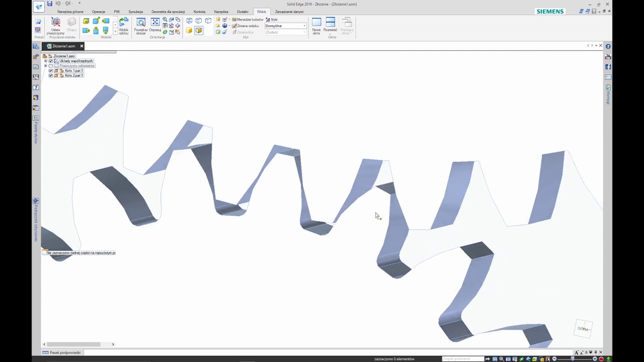 -10-  Generator przekładni (Podręcznik inżynierski) - Kurs/poradnik Solid Edge dla Studentów