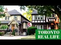 Streets of Toronto / Houses of Toronto/ Canada Real life