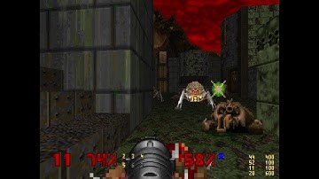 Doom 64 for Doom 2 (Crispy Doom) - MAP18 Dark Entries - All Secrets