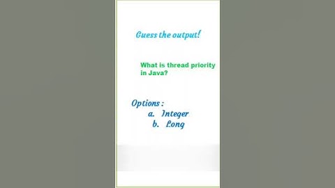 what is Thread priority | #shorts #youtubeshorts #java #thread