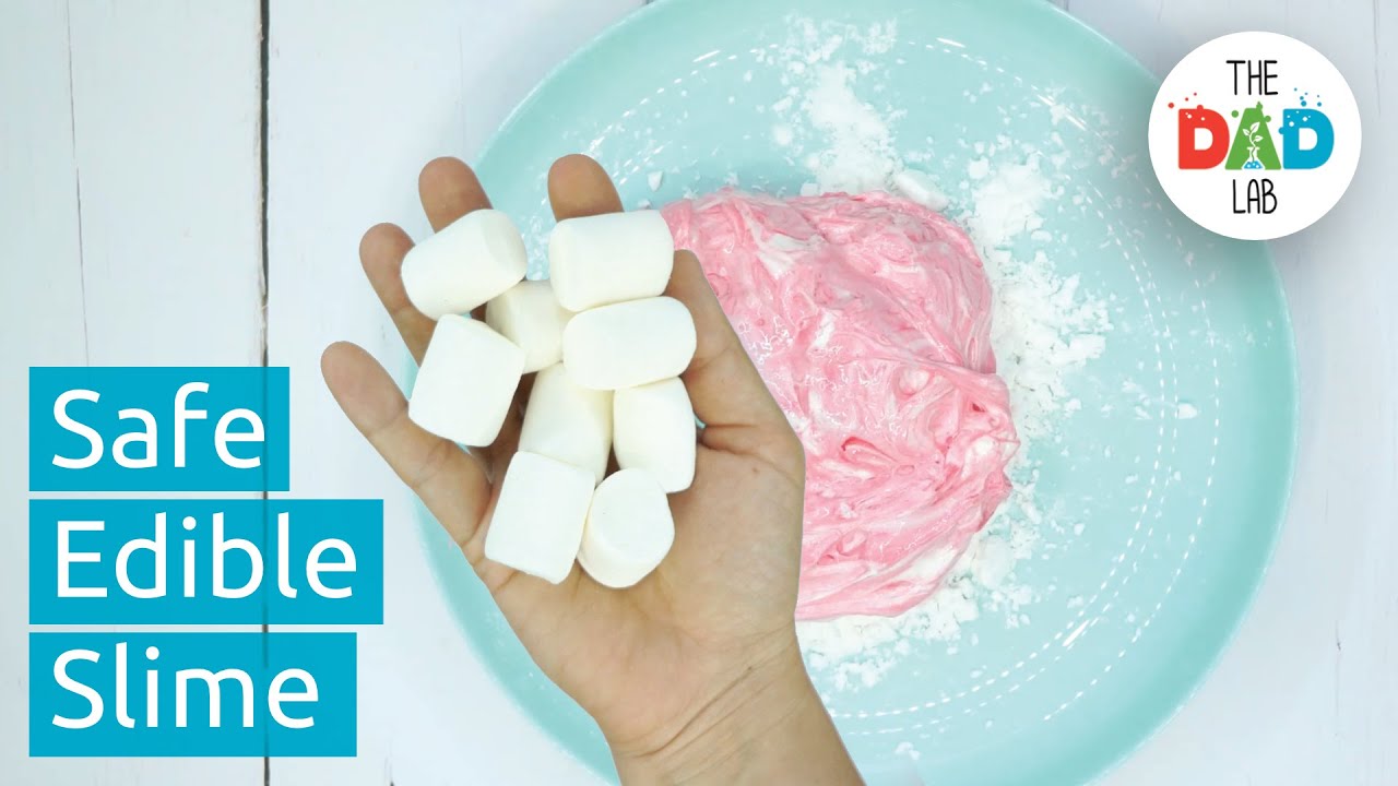 Edible Marshmallow Fluff Slime (No-Cook Recipe!) - The Craft-at-Home Family