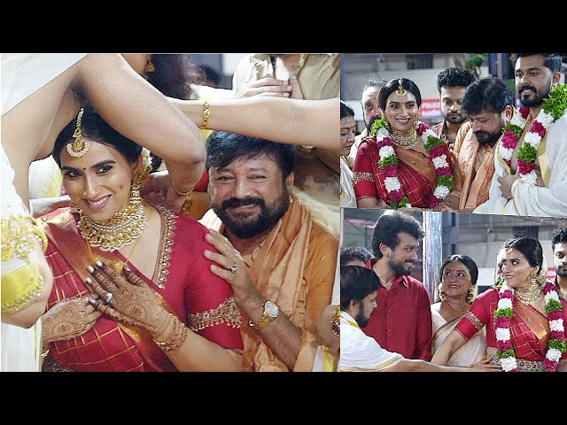 Jayaram Daughter Marriage Full Video | Malavika Jayaram Wedding class=