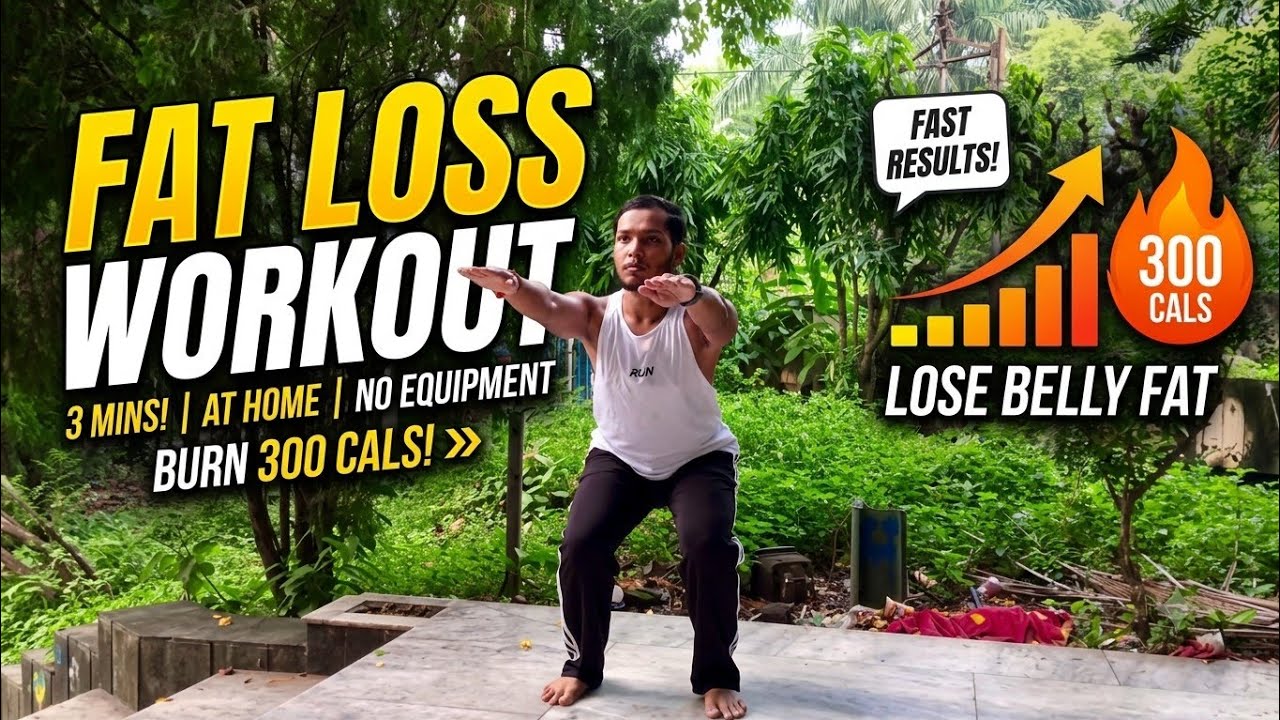 Burning Rig 3 Min Fat Burning Workout (NO EQUIPMENT!) - YouTube