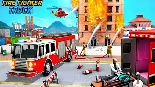 Fire Truck City Rescue Simulator - 911 Emergency Ambulance Driving 3D - Android Gameplay  screenshot 3