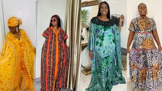 2022 MODE AFRICAINE : BOUBOU STYLES 2022 / AFRICAN BOUBOU STYLES / Modèle de longue Robes en pagne