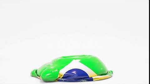 Deflating Inflatable Piggy Bank with Flag of Brazil | Motion Graphics - Envato elements