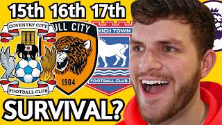 Will Cov, Hull Or Ipswich Stay Up??