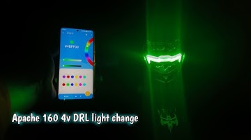 Apache 160 4v DRL light change😱 | Tvs apache rtr 160 modified bike🔥|