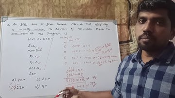 Gate Exam Solved  Questions in 8085 Microprocessor || S Vijay Murugan || Learn Thought