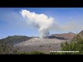 Timelapse - Bromo volcano emitting steam - June 2023